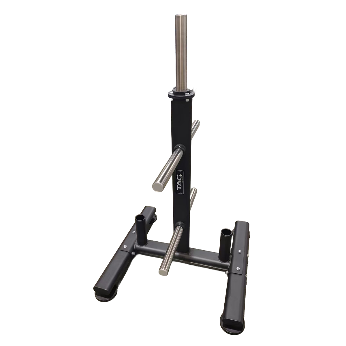 Tag Fitness Olympic Plate Tree w/ Bar Holders - Commercial fitness equipment