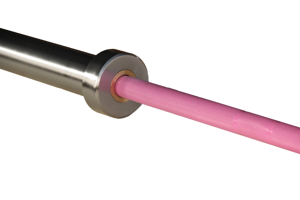 Apollo Athletics IR2023 Ceramic Women Bar 25mm, Pink, 1000LB - Commercial fitness equipment