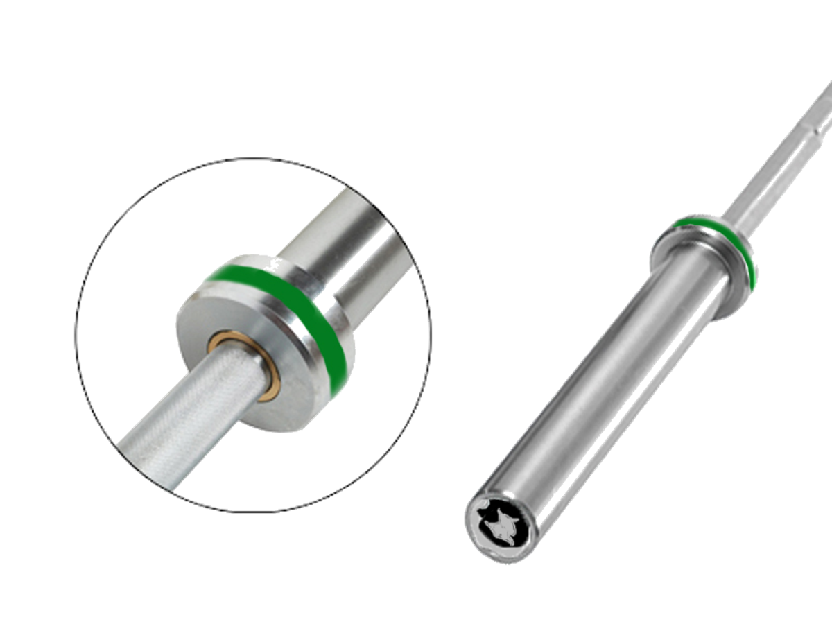 Apollo Athletics IR2204 Olympic men bar with 8 needle bearing, 1500 LB - Commercial fitness equipment