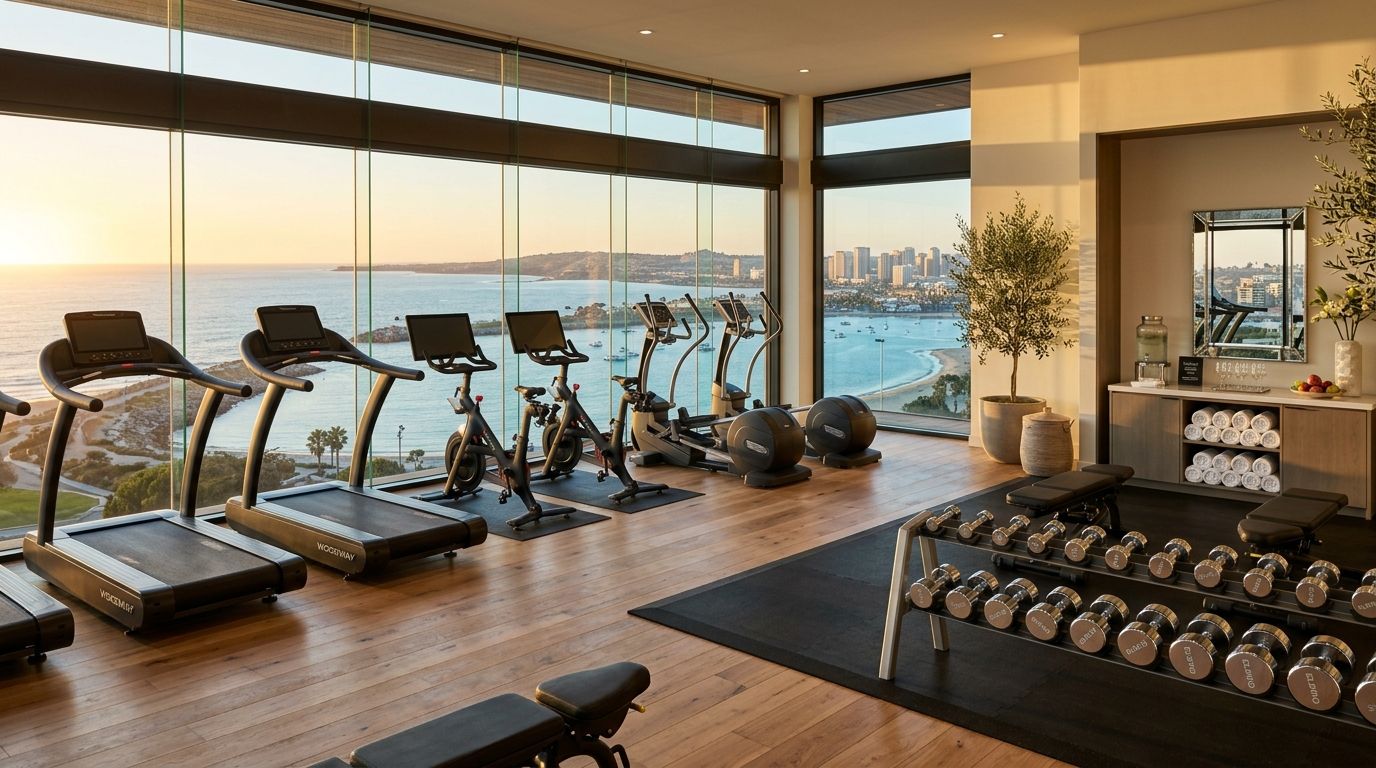 Hotel fitness center
