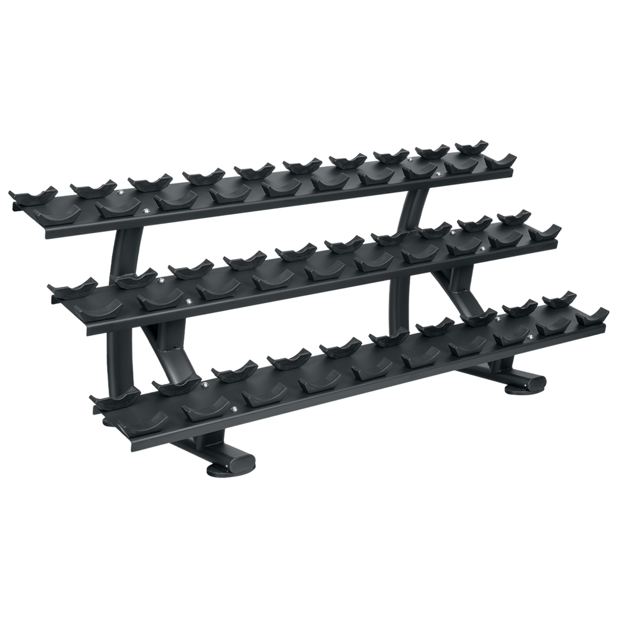 Tag Fitness 3-Tier Saddle Rack (Holds 15 Pairs) - Commercial fitness equipment