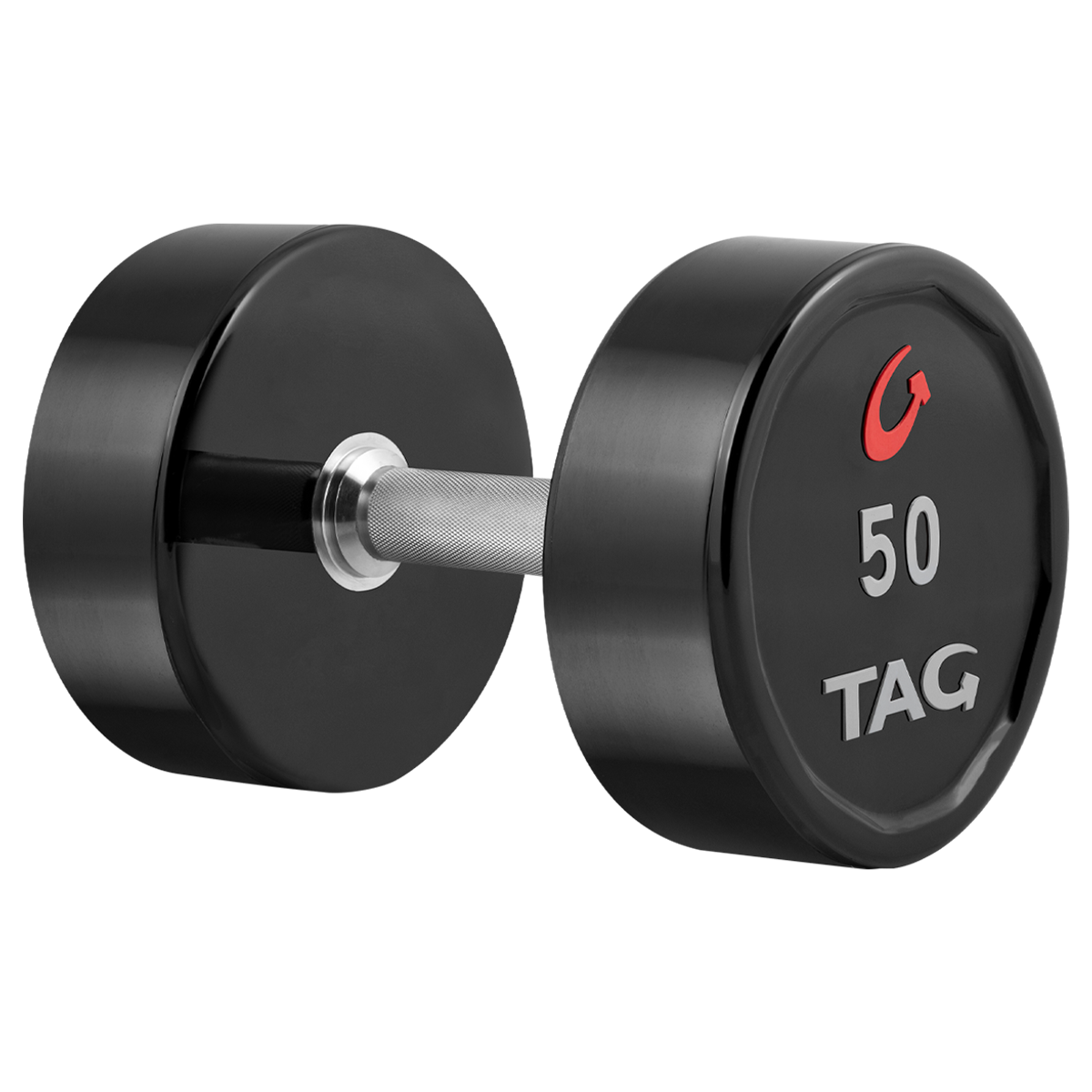 Tag Fitness Round Premium Urethane Dumbbell (pair) - Commercial fitness equipment