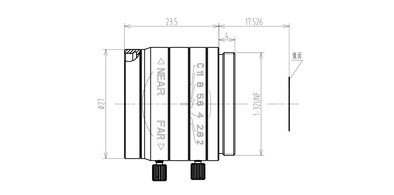 FA2501C mechanical drawing