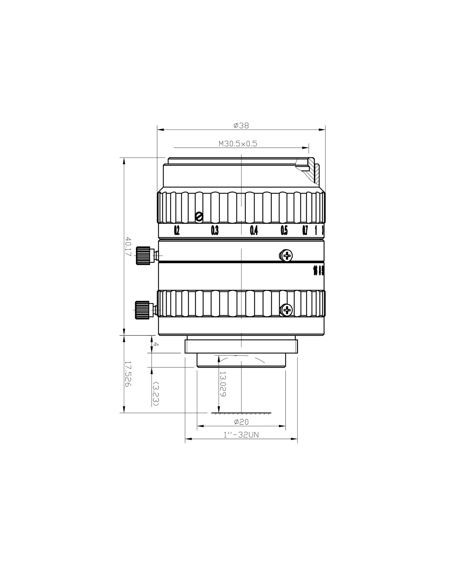 AZURE-NV2520M6M mechanical drawing