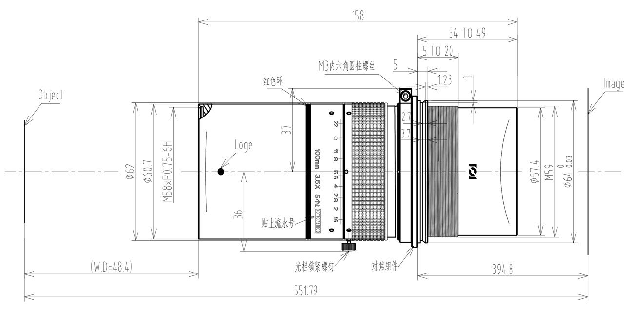 LH1635A mechanical drawing