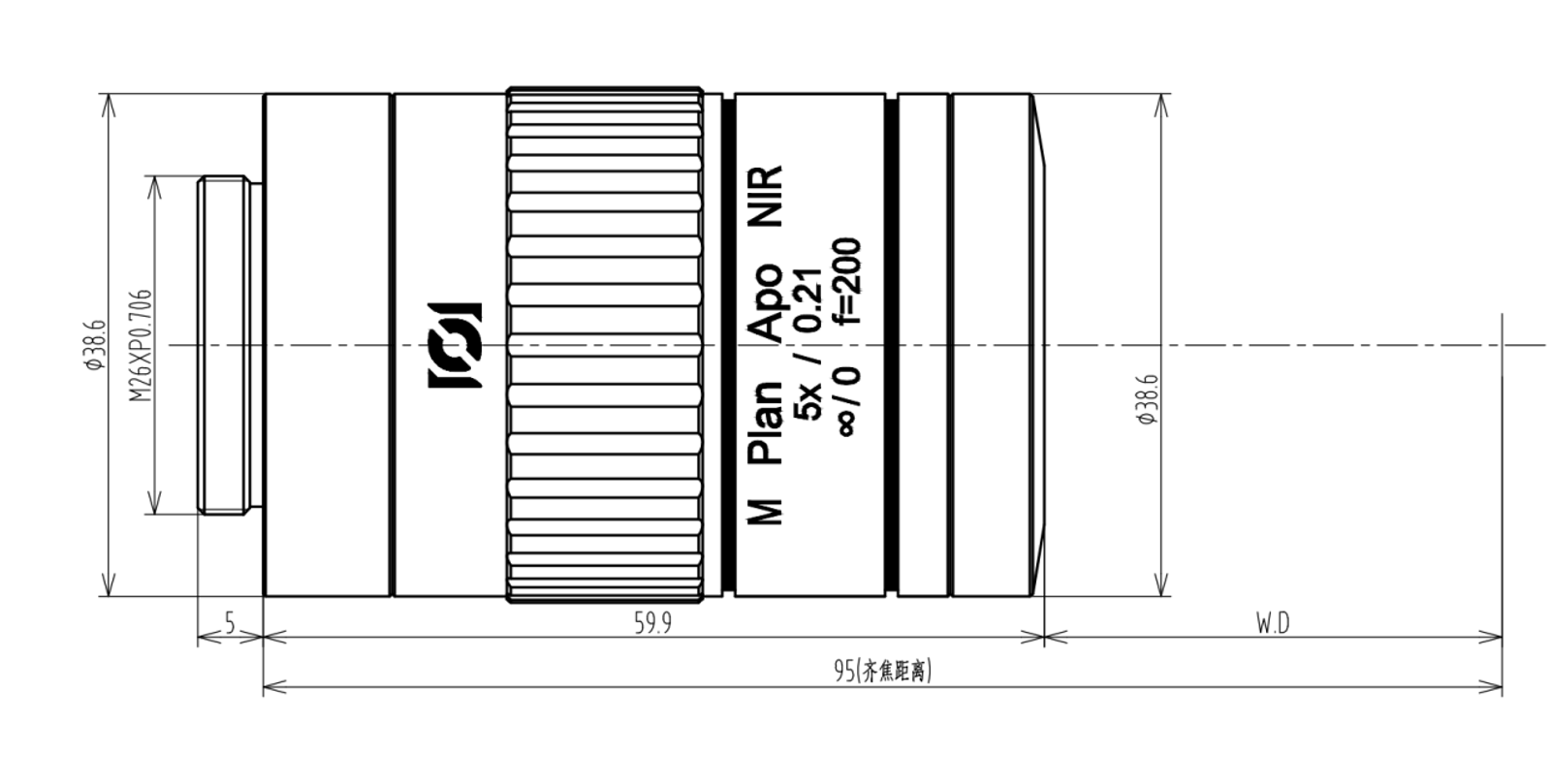 G-CA4021A mechanical drawing