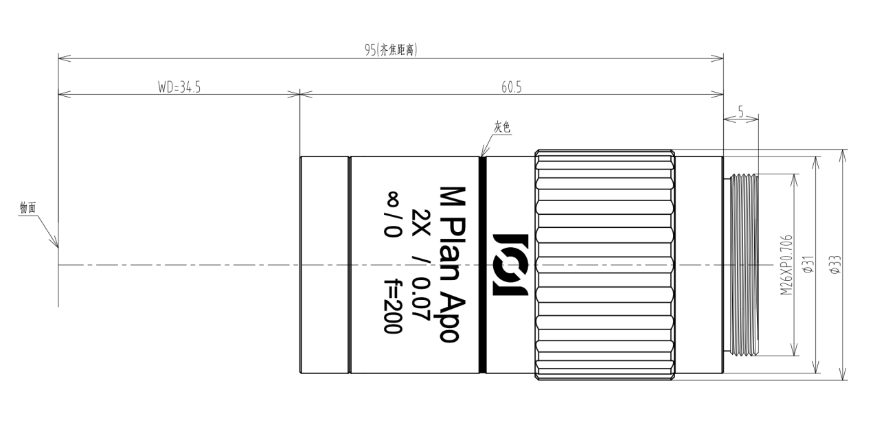 G-CA10007A mechanical drawing