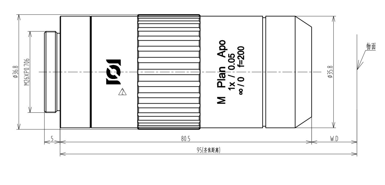 G-CA20005A mechanical drawing