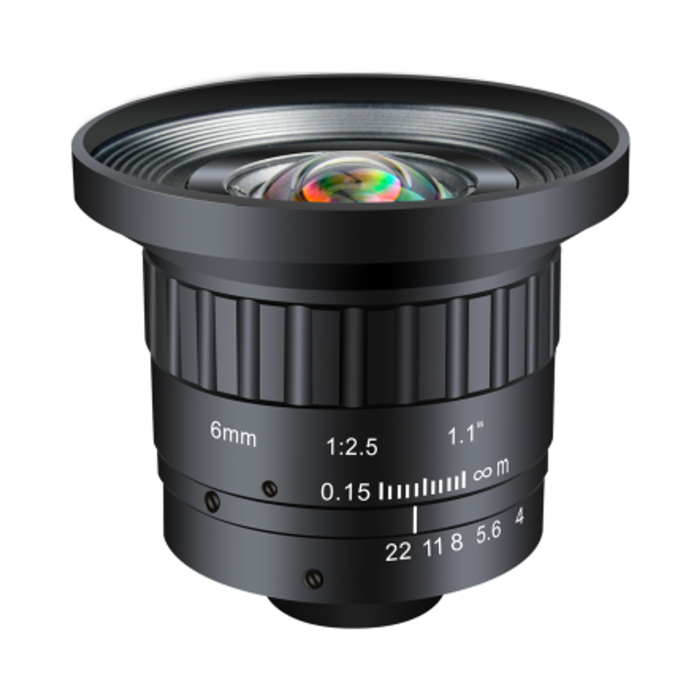 AZURE-0625ML12M 6mm Machine Vision Lens