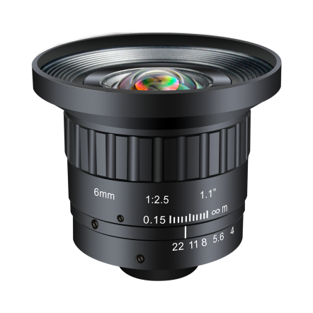 AZURE-0625ML12M 6mm Machine Vision Lens