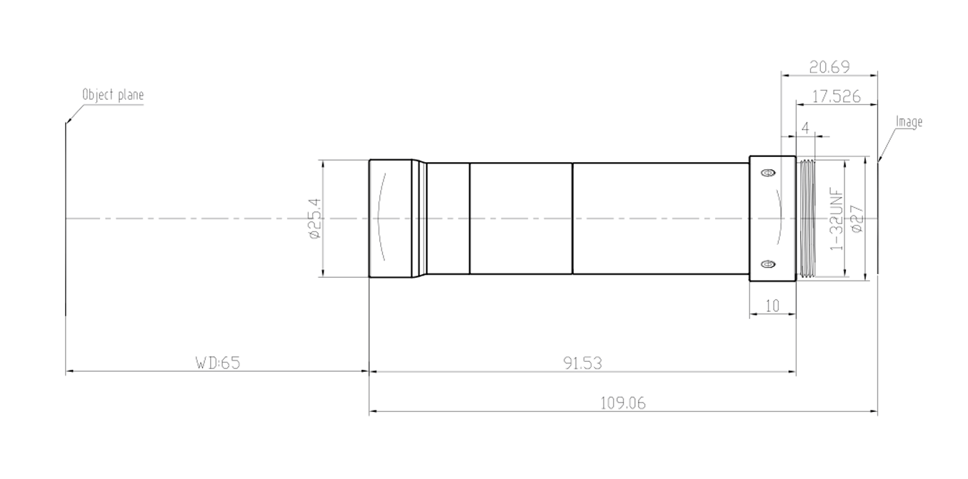 MV65301B mechanical drawing