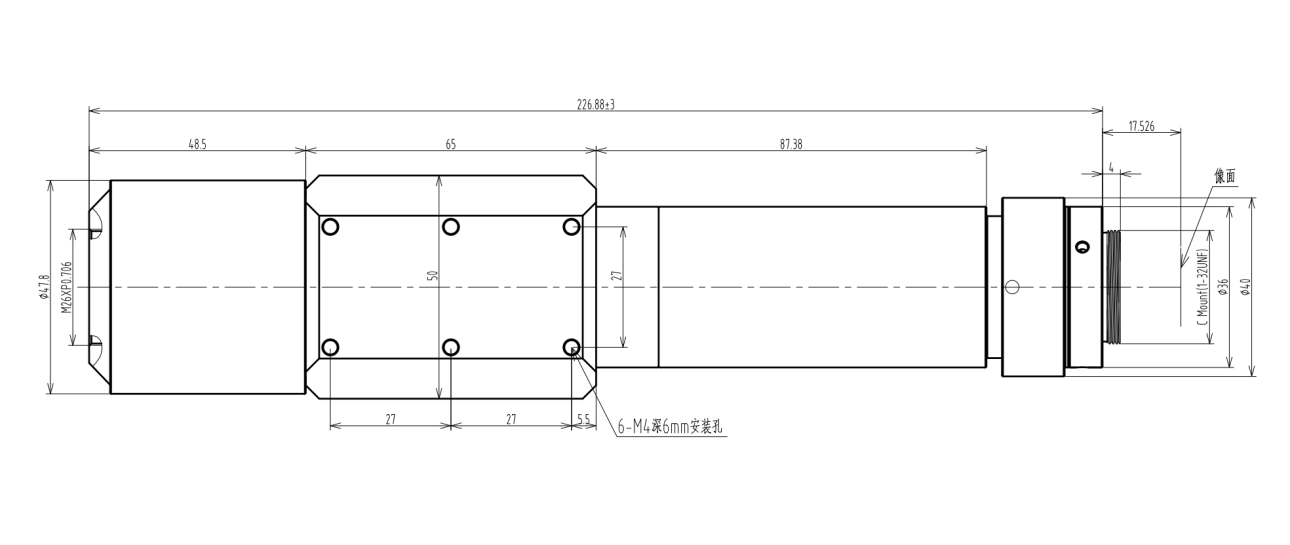 G-CT320A mechanical drawing