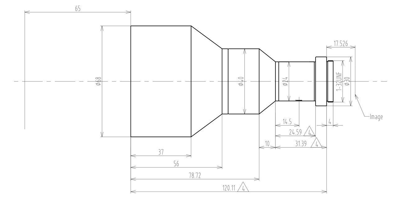 MV65021B mechanical drawing