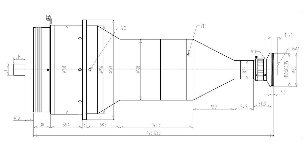 RF27021A mechanical drawing