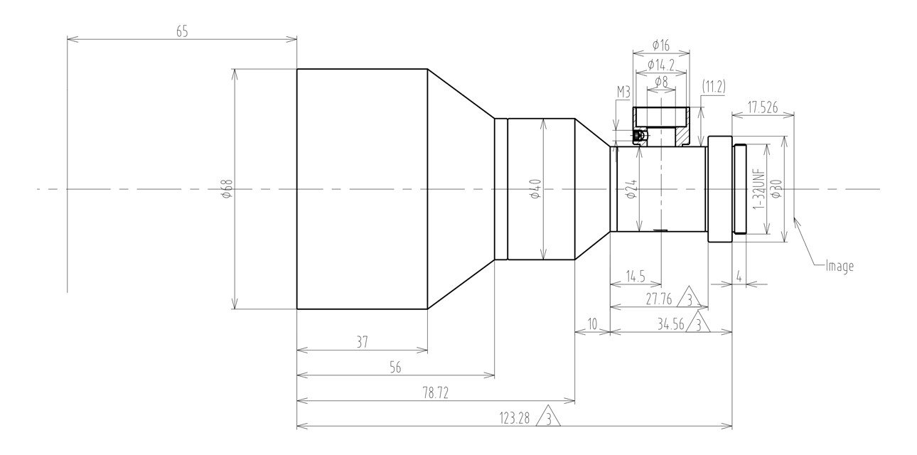 MV65021A mechanical drawing