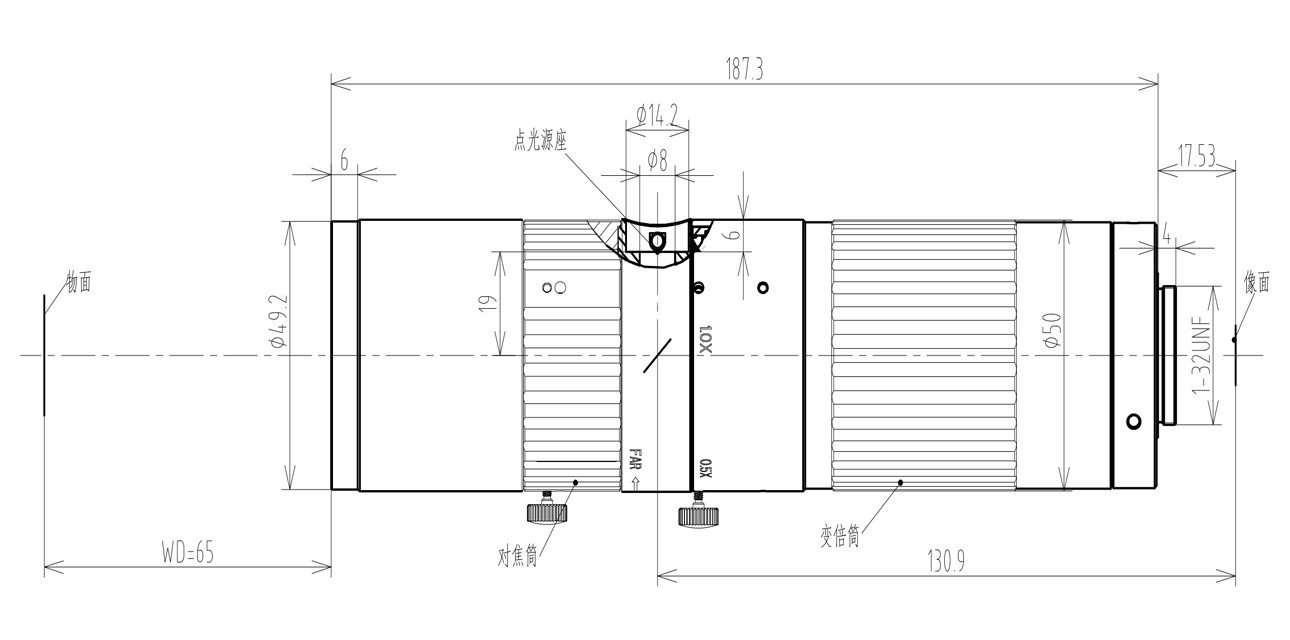 TC6552A mechanical drawing