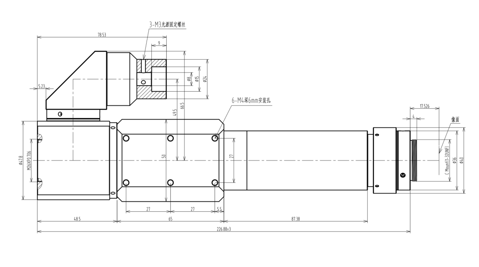 G-CT320B mechanical drawing
