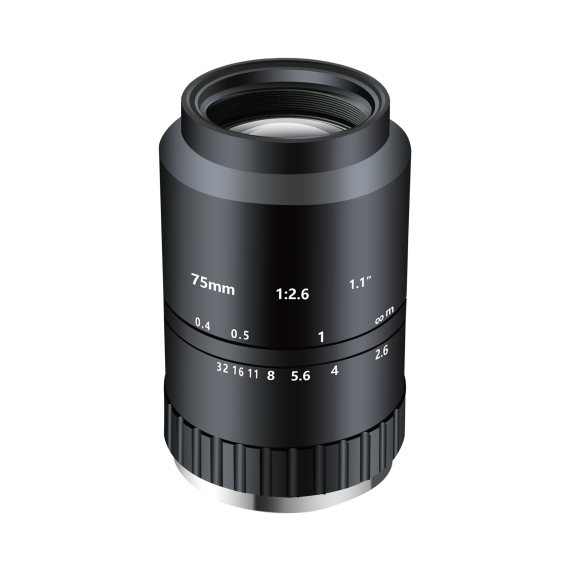 AZURE-7526ML12M 75mm Machine Vision Lens