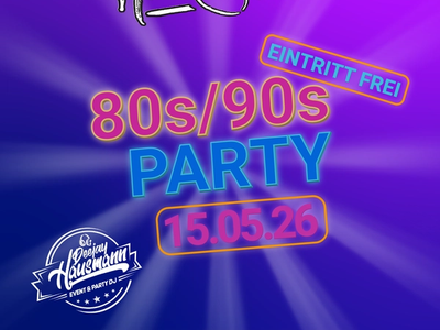 80s/90s Party mit DJ Hausmann im Hamtorkrug