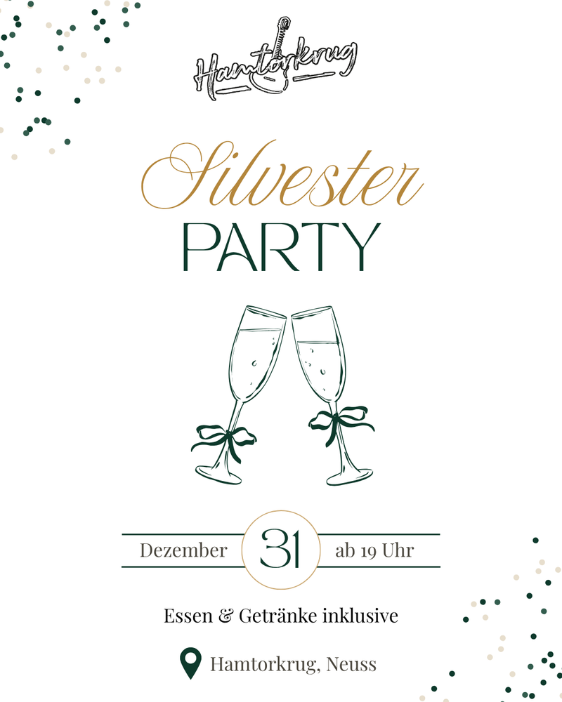 Die große Silvester Party im Hamtorkrug