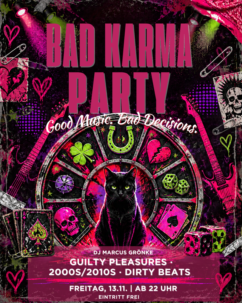 Bad Karma Party mit DJ Marcus G. im Hamtorkrug