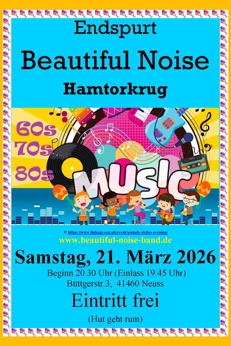 Beautiful Noise – LIVE im Hamtorkrug!