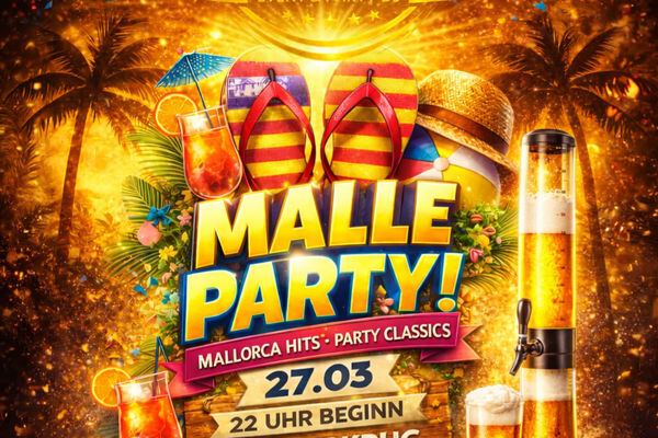 Malle-Party Vol. 2 mit DJ Hausmann im Hamtorkrug!