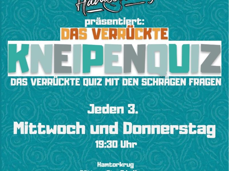 Das Große Neusser Kneipenquiz im Hamtorkrug