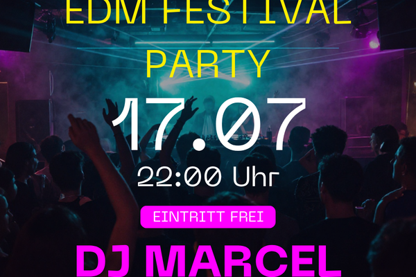 EDM Festival Party mit DJ Marcel im Hamtorkrug!
