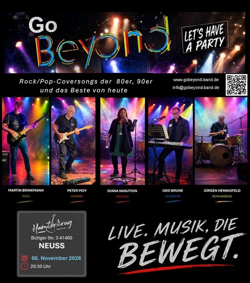 Go Beyond LIVE im Hamtorkrug
