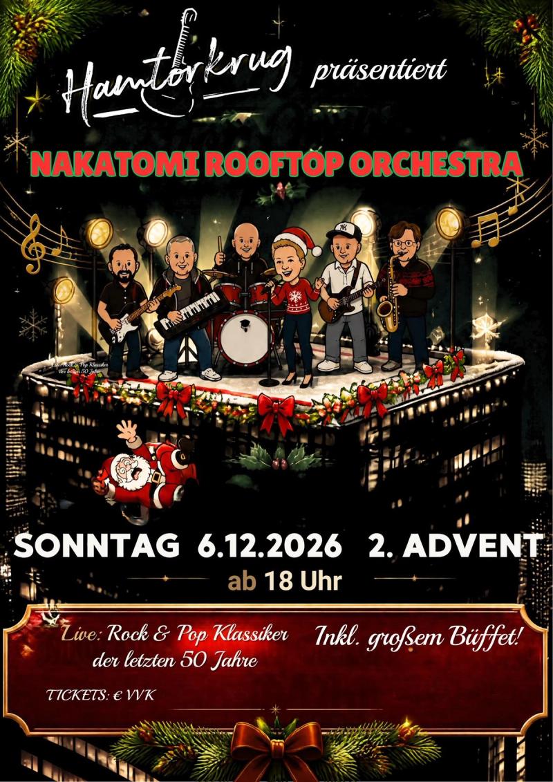 Nakatomi Rooftop Orchestra im Hamtorkrug