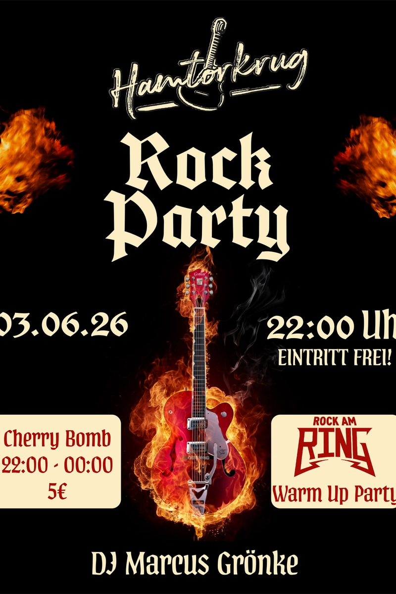 Rock am Ring Warm up Party mit DJ Marcus Grönke