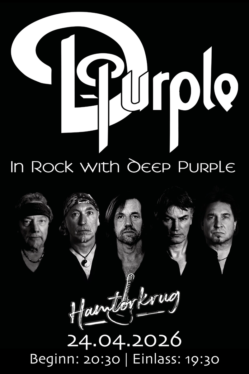 D-Purple – In Rock with Deep Purple LIVE im Hamtorkrug!