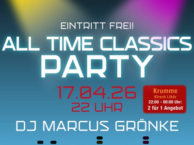 All Time Classics Party Vol. 2 mit DJ Marcus Grönke im Hamtorkrug