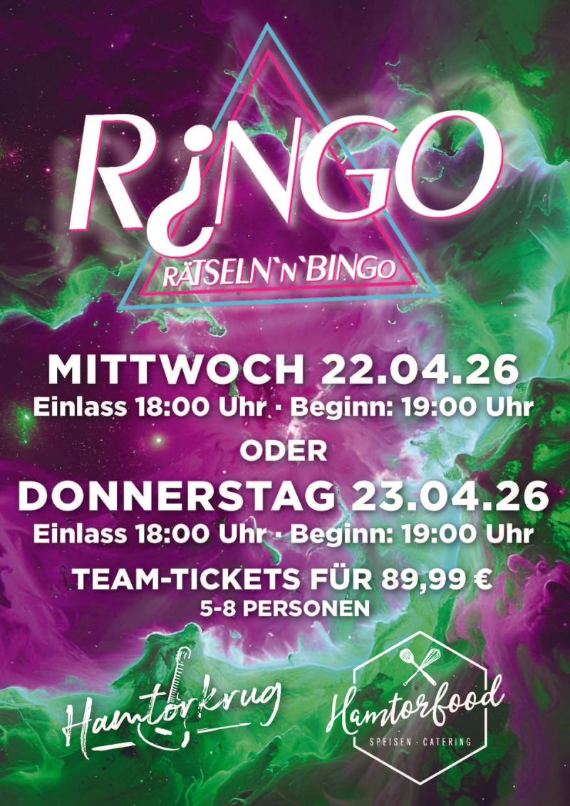 R?NGO – Rätseln ’n‘ Bingo im Hamtorkrug!