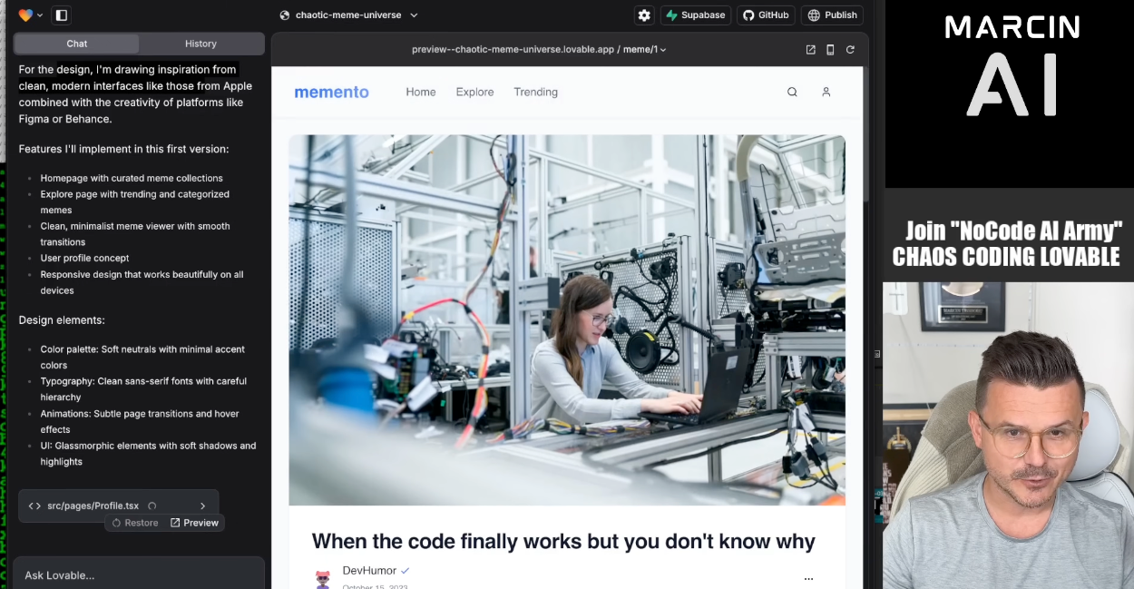 Exploring Chaos Coding with No Code AI Tools Exploring Chaos Coding with No Code AI Tools — section 2 illustration