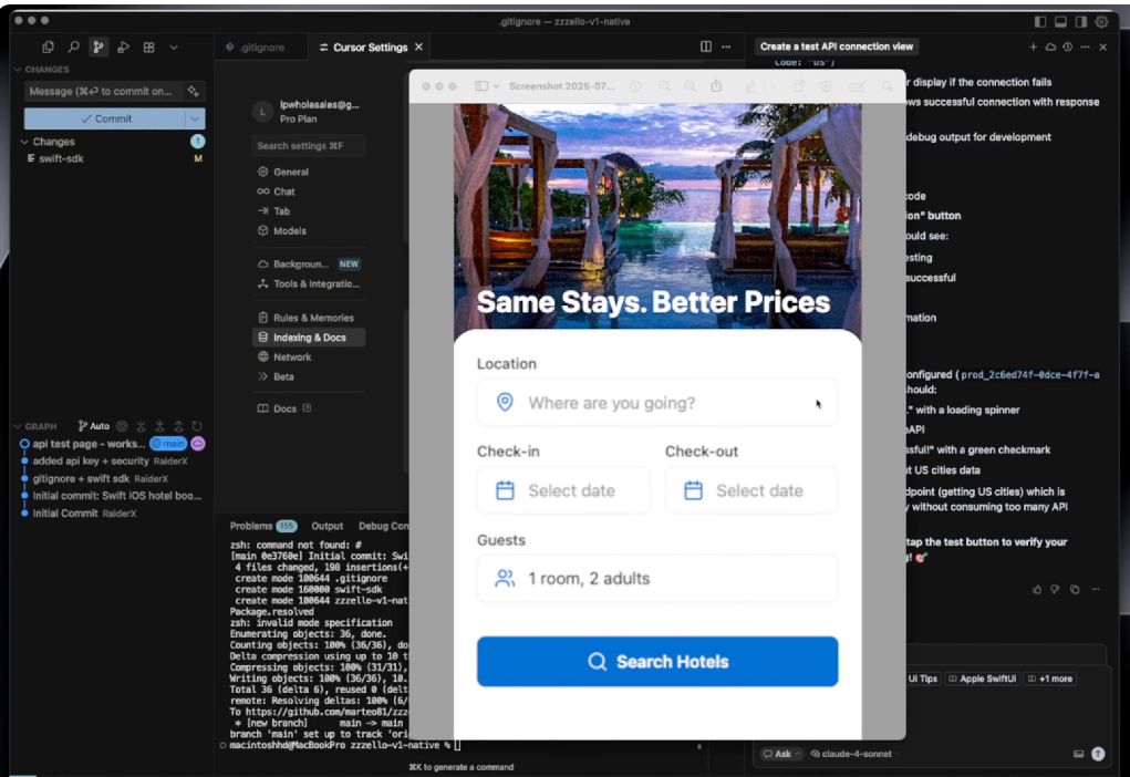 Building a Native Swift iOS App with No Code and AI Building a Native Swift iOS App with No Code and AI — section 3 illustration