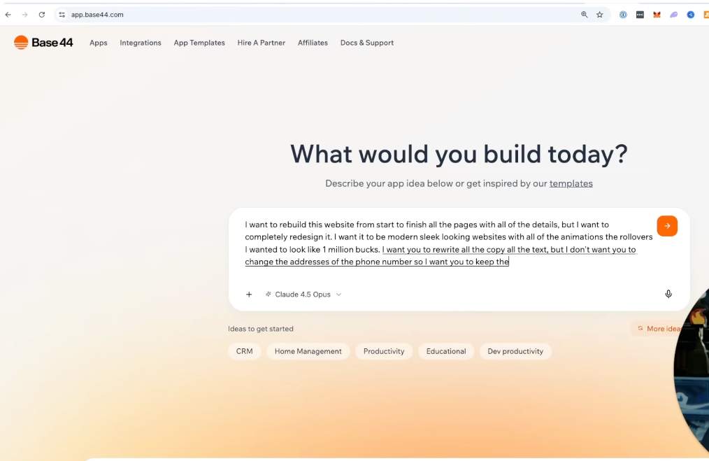 Boost Your Side Hustle with AI Web Design using Base44 — section 1 illustration