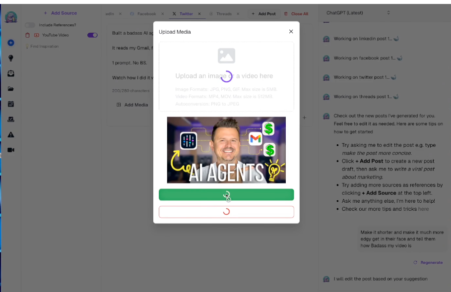Automate Social Media with Blotato AI Tool — section 2 illustration
