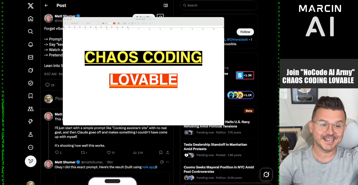Exploring Chaos Coding with No Code AI Tools Exploring Chaos Coding with No Code AI Tools — section 1 illustration