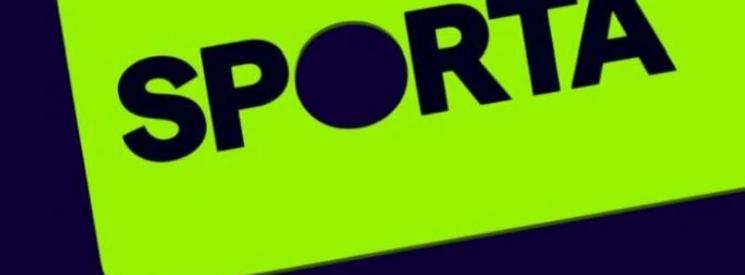 Cropped bank card that shows the Sporta logo.