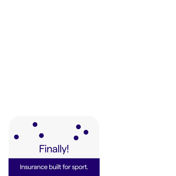 Sporta card showing club now insured notification