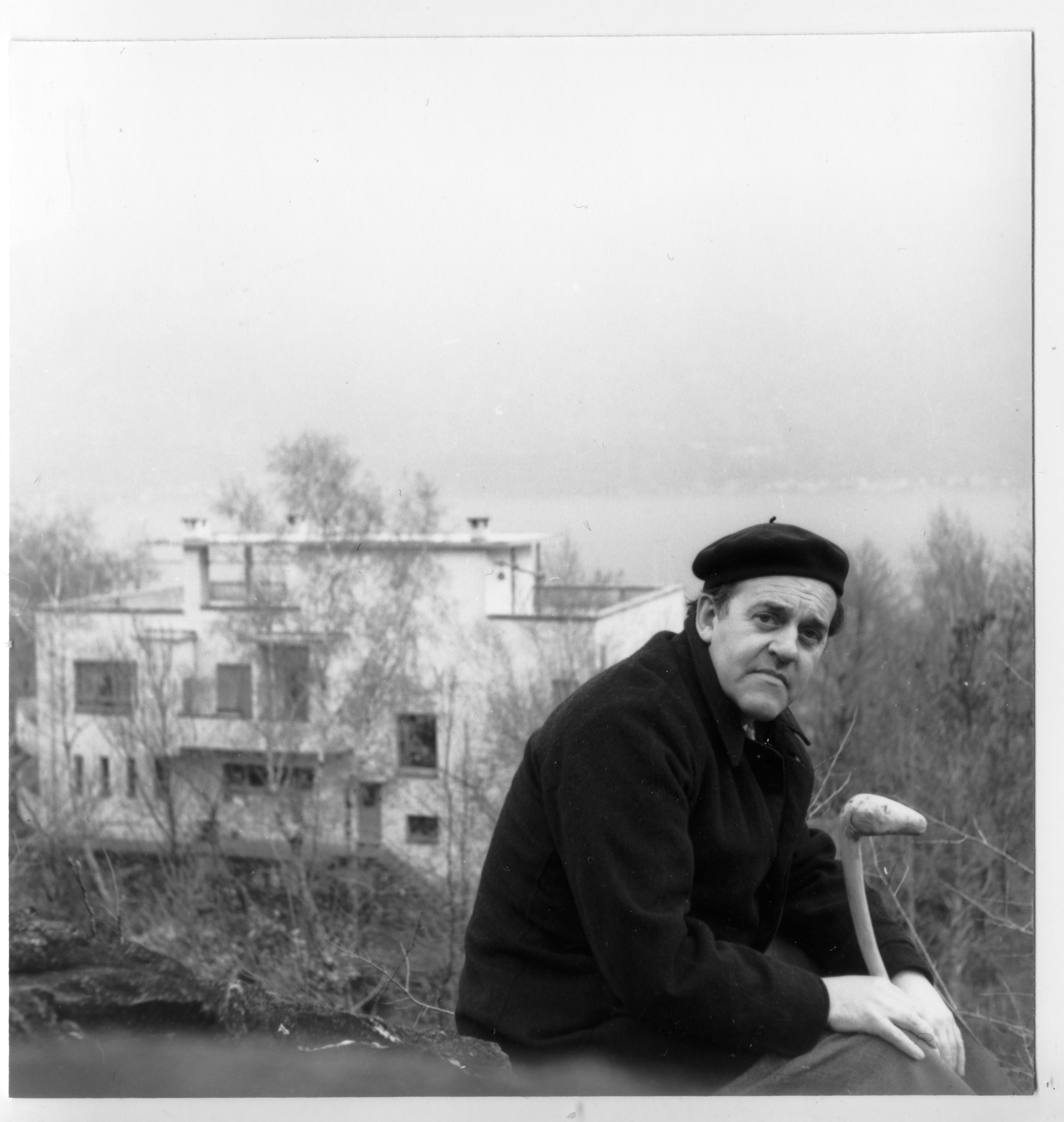 Ca. 1960 in Ascona (Schweiz) oberhalb der Casa Rocca Vispa