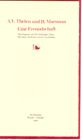Book cover for "Eine Freundschaft" by A.V. Thelen and H. Marsman, with red text on a cream background.
