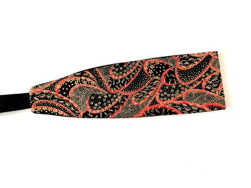 Ceinture OBI multi motifs dorés