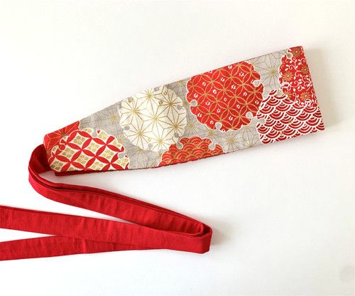 Ceinture OBI Yukiwa rouge