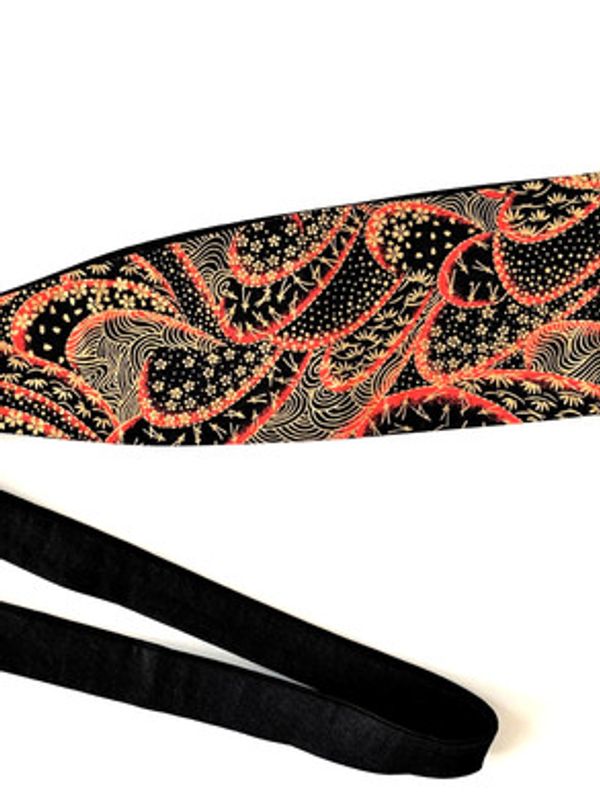 Ceinture OBI multi motifs dorés