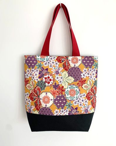 Sac cabas multi-motifs japonais
