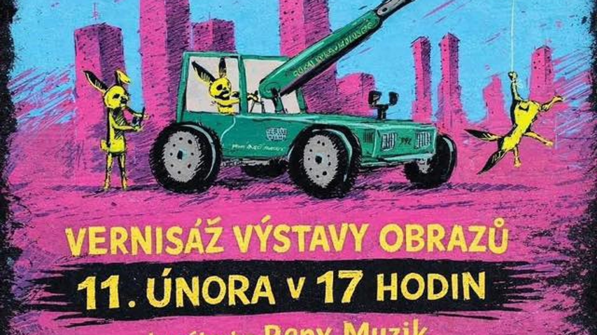 Honza Homala Art332 - Vernisáž výstavy obrazů