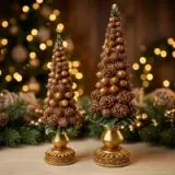 Árbol Decorativo Dorado Bosque Imperial bajo - vista 1